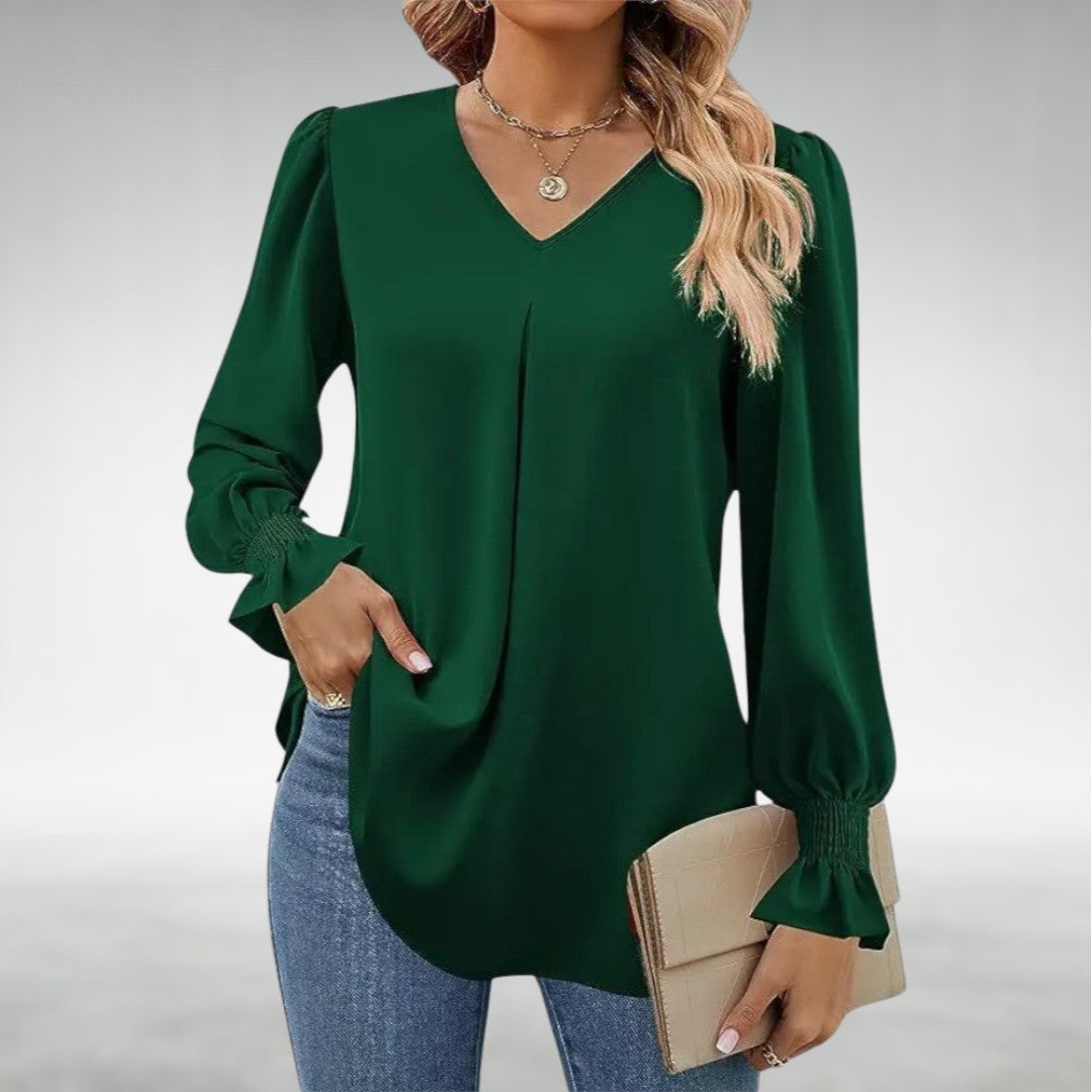 Mariyah - Elegant V-Neck Top