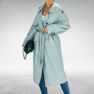 Celeste - Classic Long Trench Coat