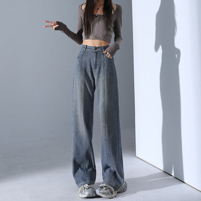 Jess High-Waist Washed Jeans