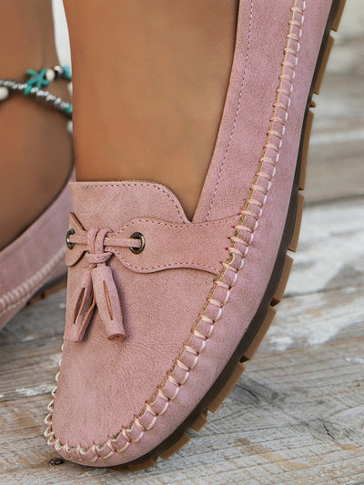 Salome - Casual Tassel Moccasins