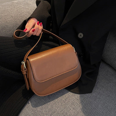 Priscilla - Vegan Leather Shoulder Handbag