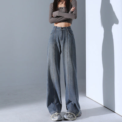 Jess High-Waist Washed Jeans