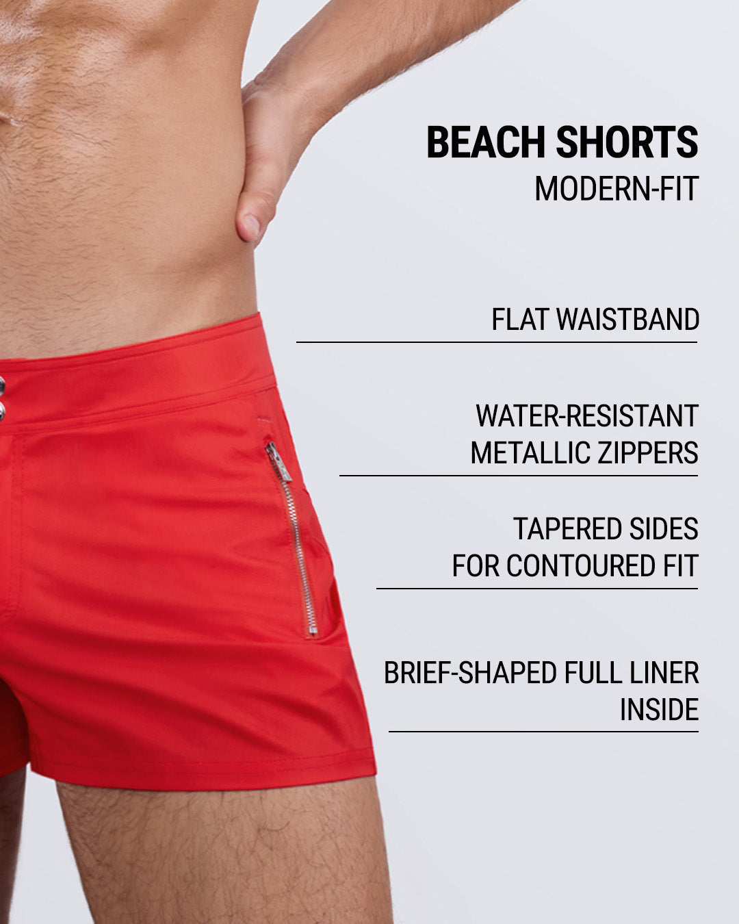 PRIME RED - Beach Shorts | DC2
