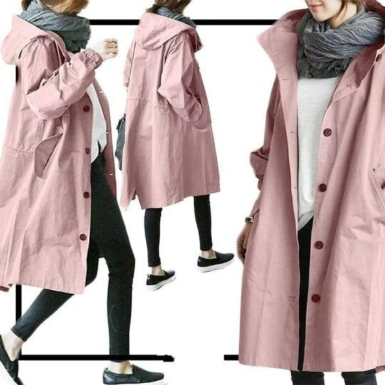 Yani - Casual Hooded Rain Coat