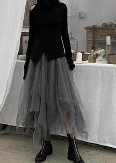 Ashira - Patchwork Cute Tulle Skirts Spring