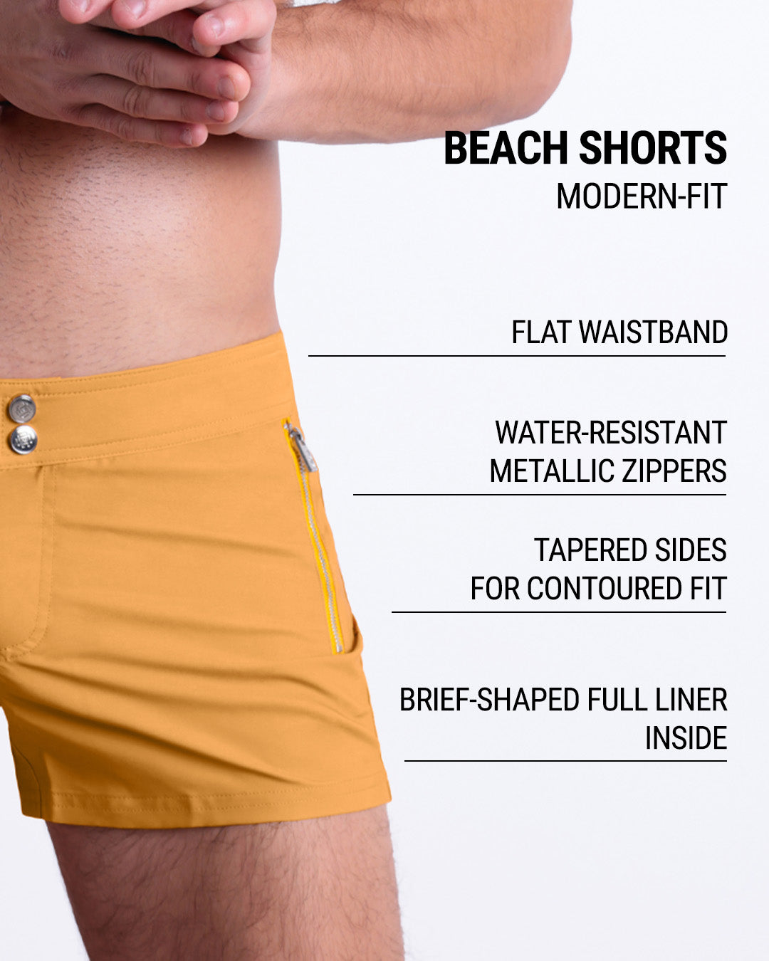 RETRO MUSTARD - Beach Shorts | DC2