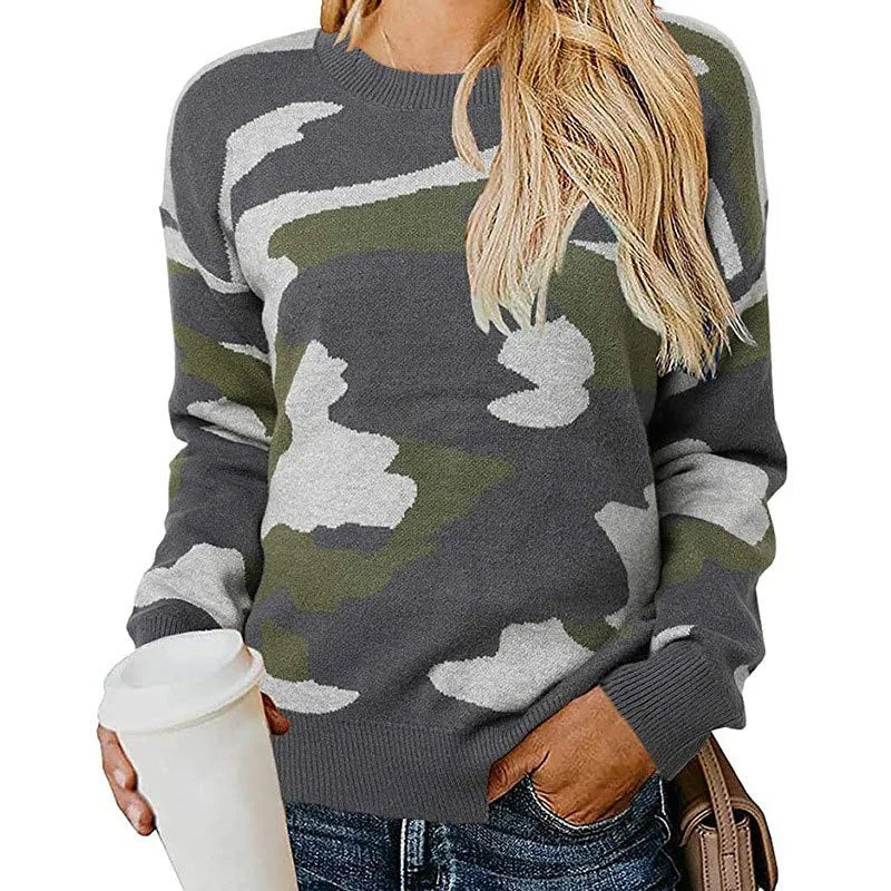 Kiara - Leopard Camouflage Knitwear
