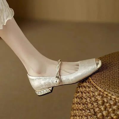 Aisha - Elegant Vintage Look Flats