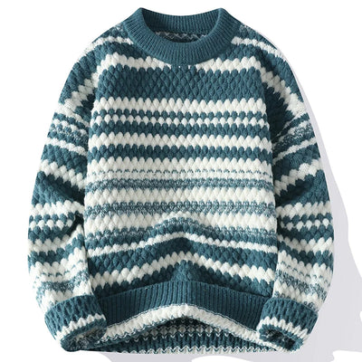 Jemima - Striped Knit Pullover