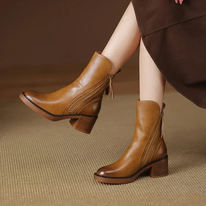 Byron Leather Boots