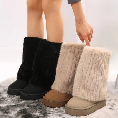Georgia - Elegant Winter Fur Boots