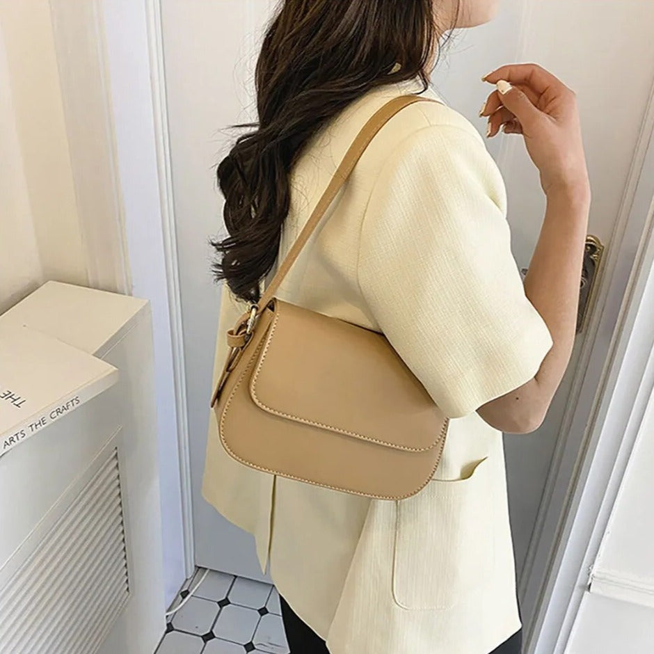 Priscilla - Vegan Leather Shoulder Handbag