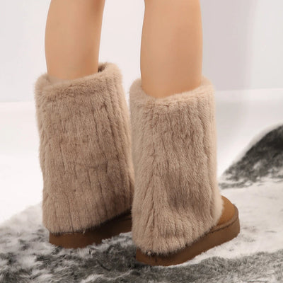 Georgia - Elegant Winter Fur Boots