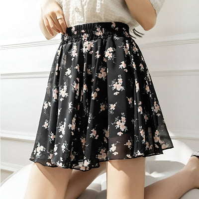 Flores Primavera Chiffon Skirt