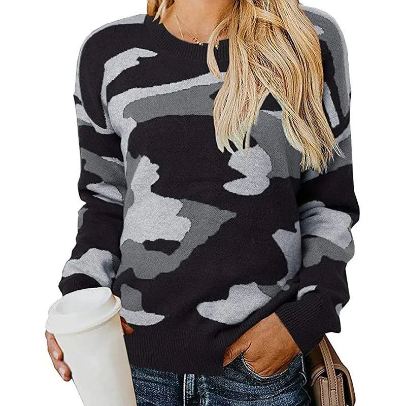 Kiara - Leopard Camouflage Knitwear