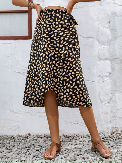 Gina Midi Wrap Skirt