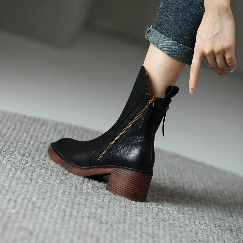 Byron Leather Boots