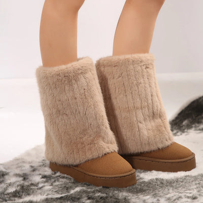 Georgia - Elegant Winter Fur Boots
