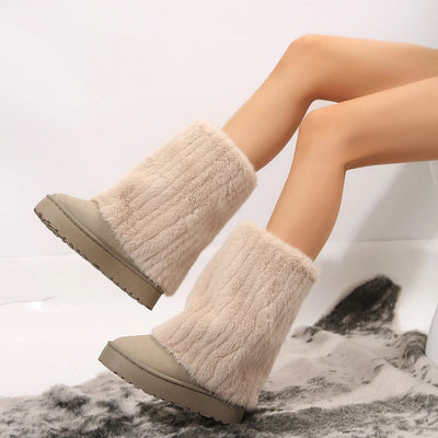 Georgia - Elegant Winter Fur Boots