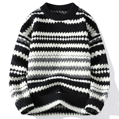 Jemima - Striped Knit Pullover
