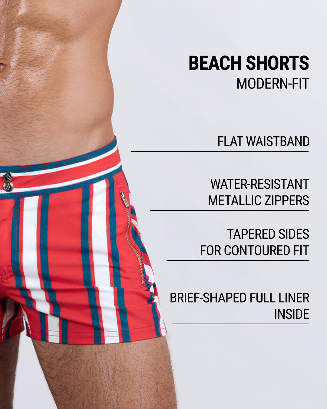 SWIFT STRIPES - Beach Shorts | DC2