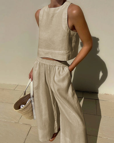 Amanda | Linen Summer Set