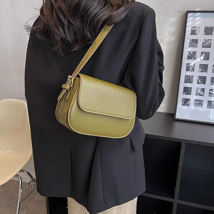 Priscilla - Vegan Leather Shoulder Handbag