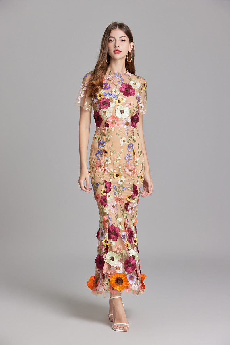 Jessica - Elegant Floral Dress