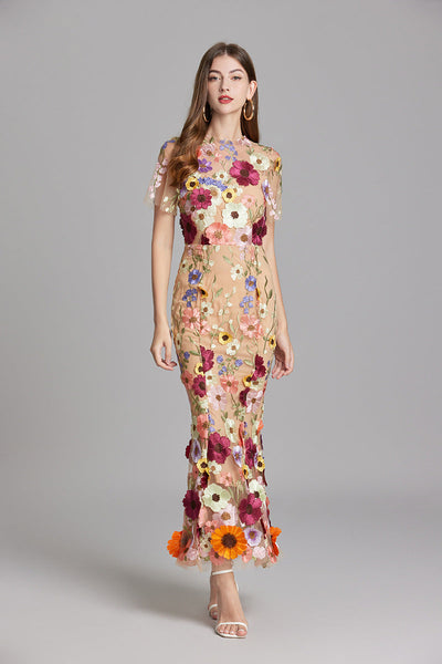Jessica - Elegant Floral Dress
