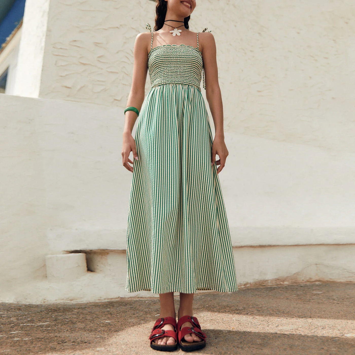 Midi Striped Sundress