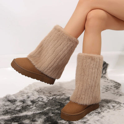 Georgia - Elegant Winter Fur Boots