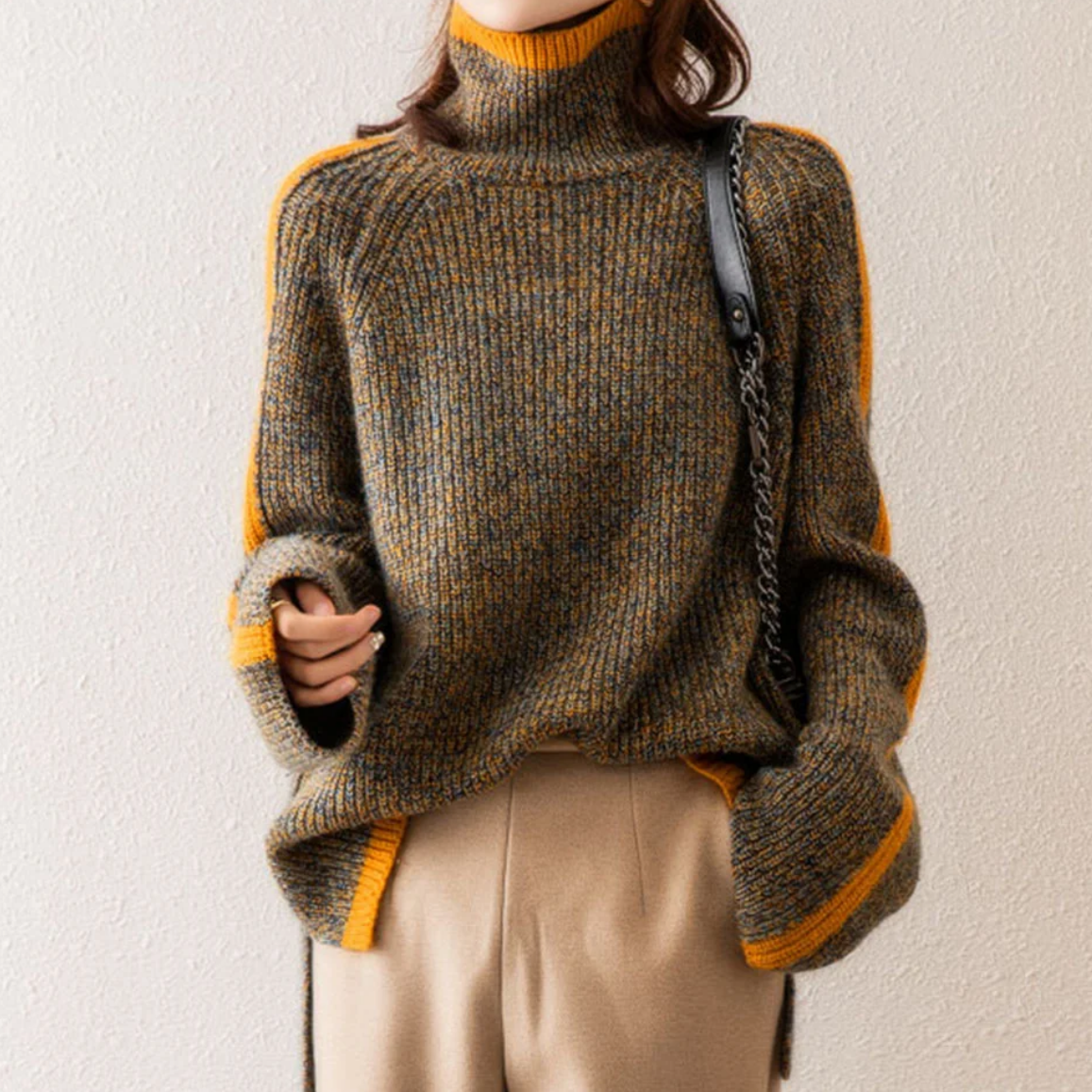 Sophie - Luxe Stripe Knit Sweater