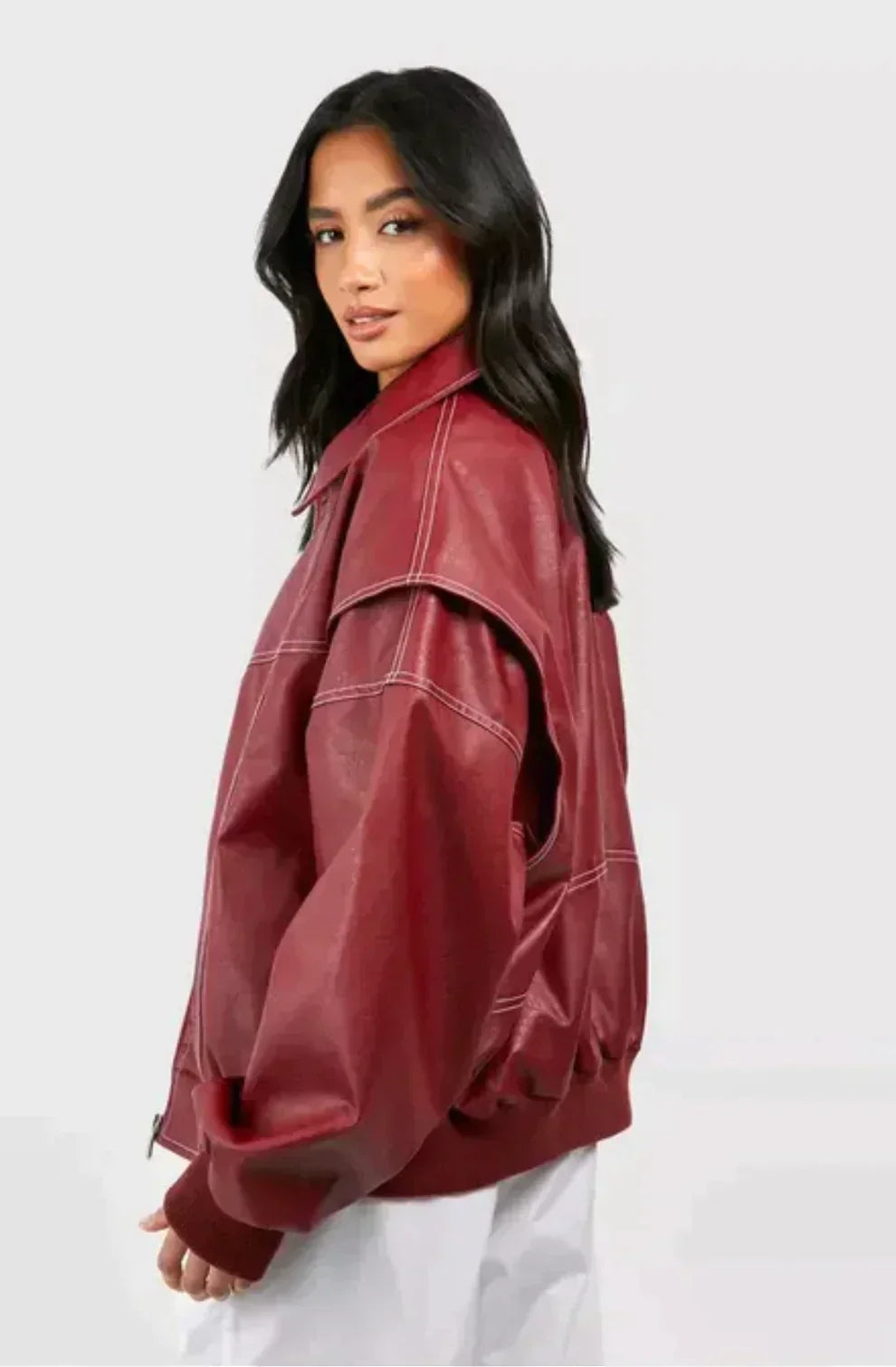 Marlee - Luxe Oversized Bomber Jacket