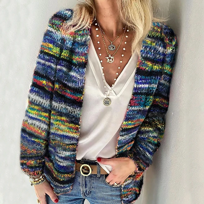 Ara - Colorful Knit Cardigan