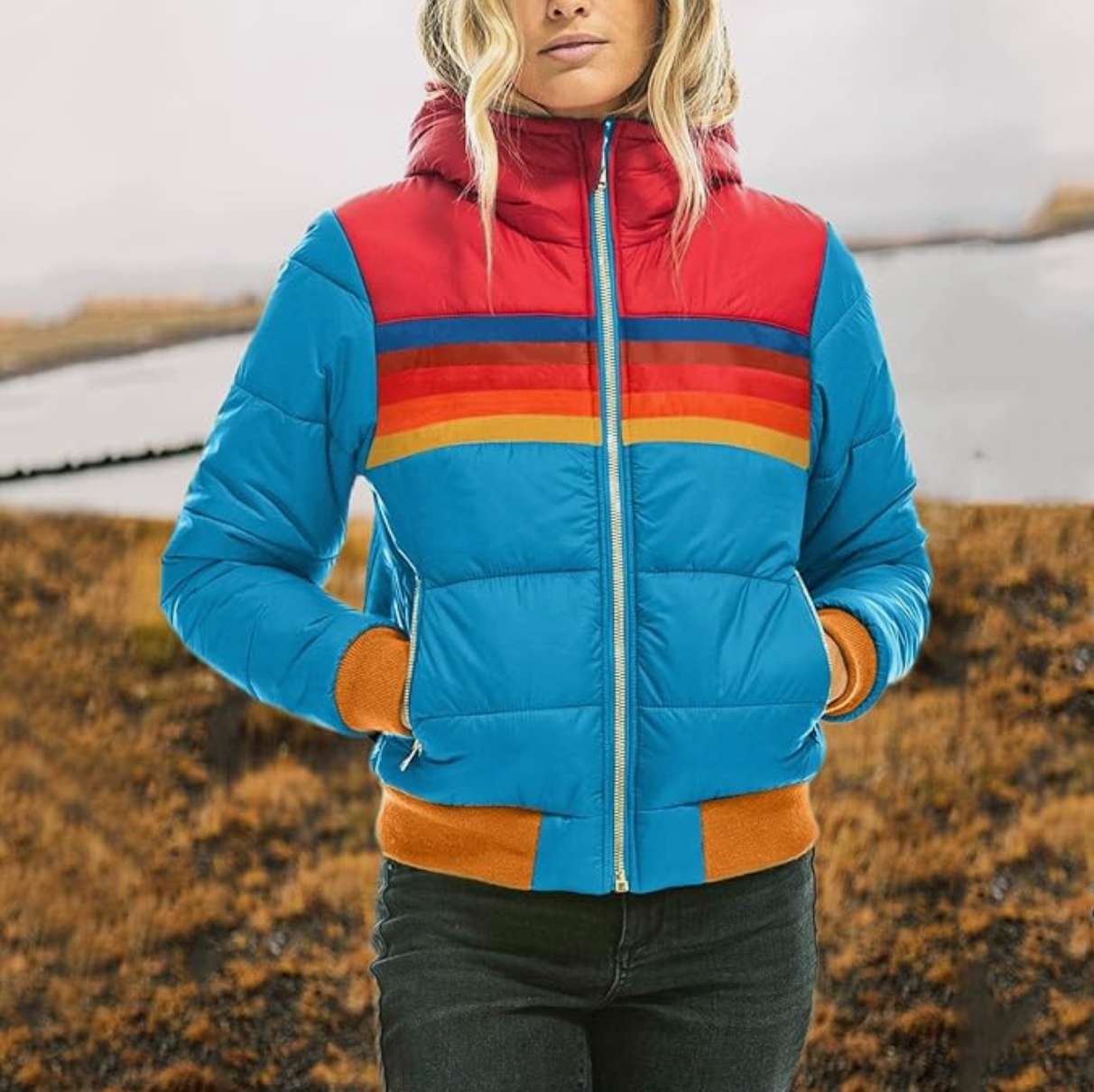 Rosita - Retro Quilted Puffer Jacket