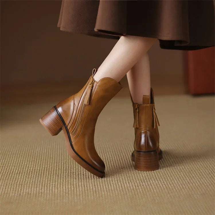 Byron Leather Boots