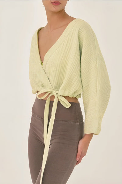 Wrap-Around Crop Top