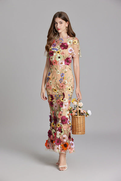 Jessica - Elegant Floral Dress