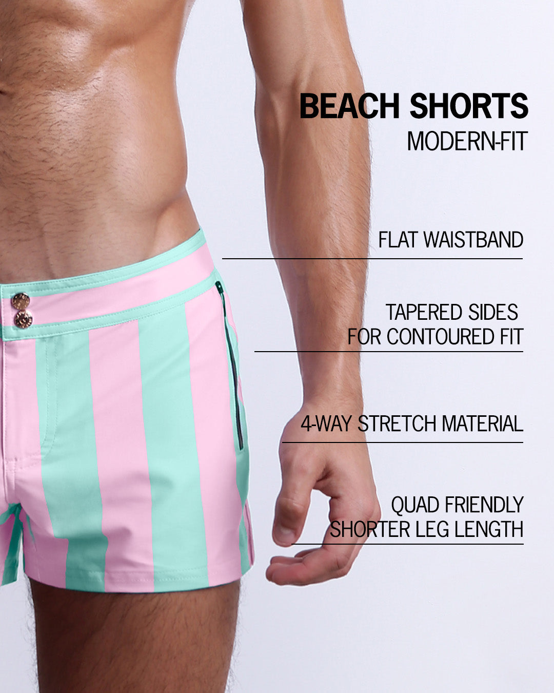 THE KEN (MALIBU EDITION) - Beach Shorts