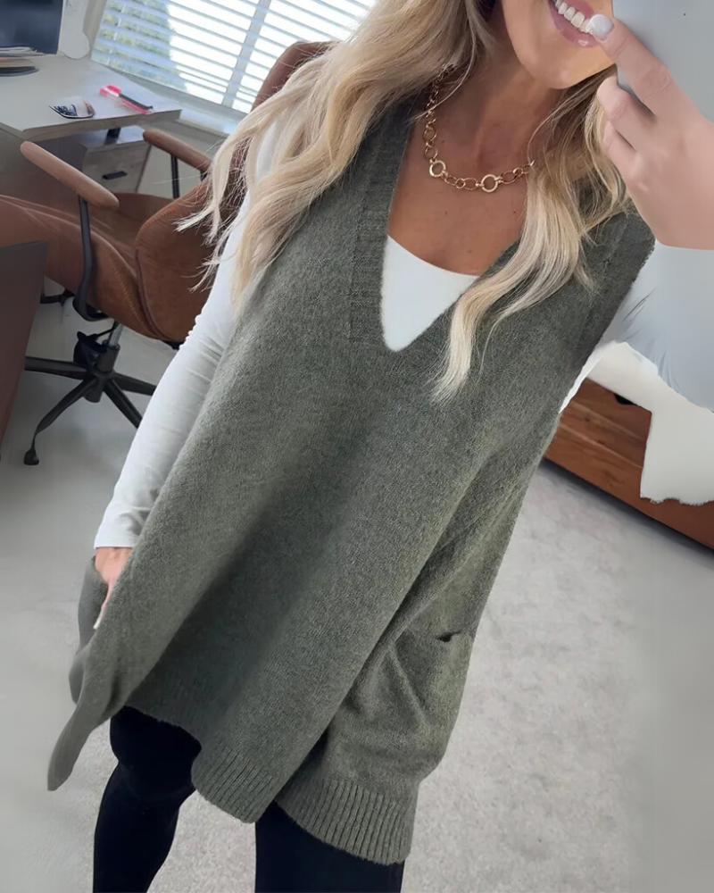 Willow - Cozy Knit Vest