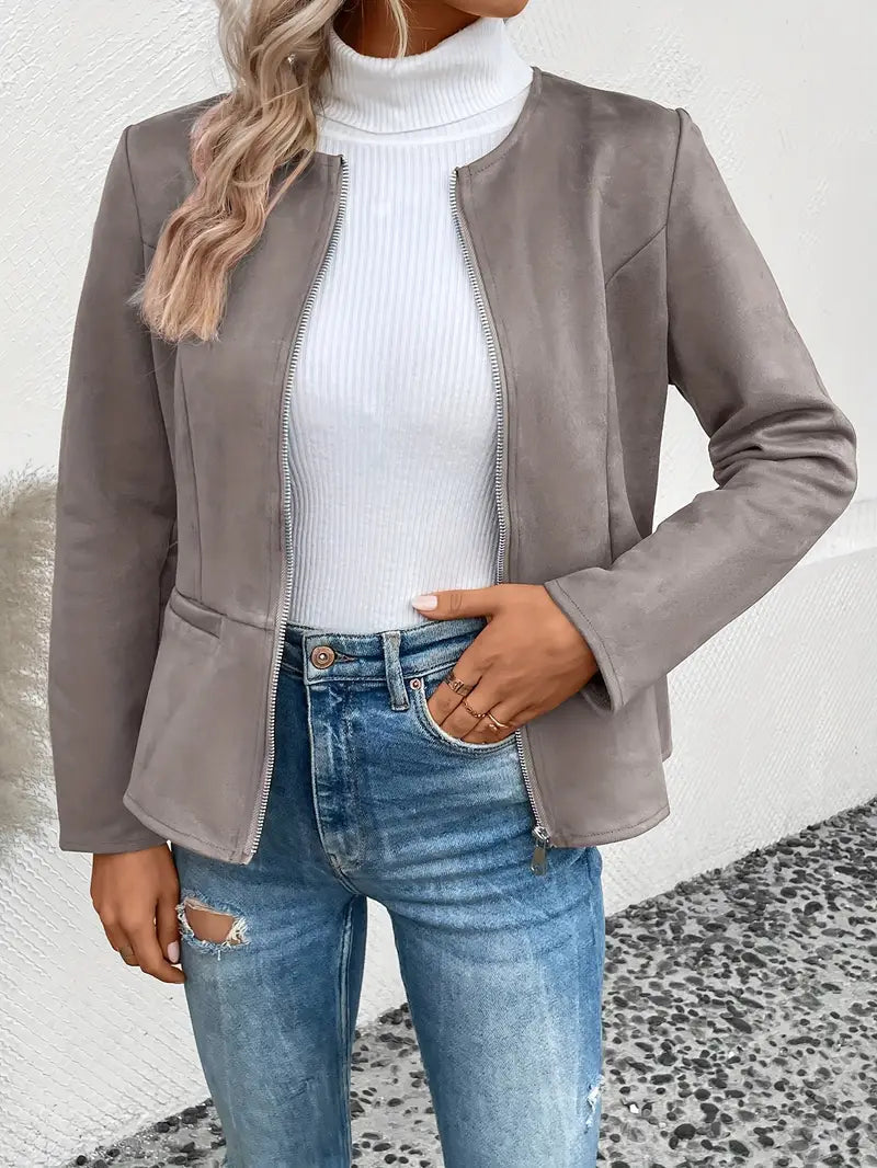 Maureen - Stylish Zip-up Jacket