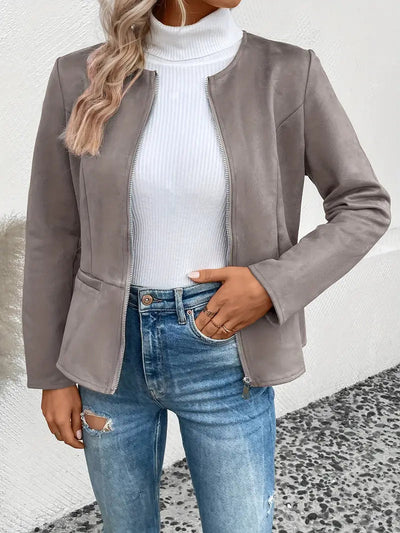 Maureen - Stylish Zip-up Jacket