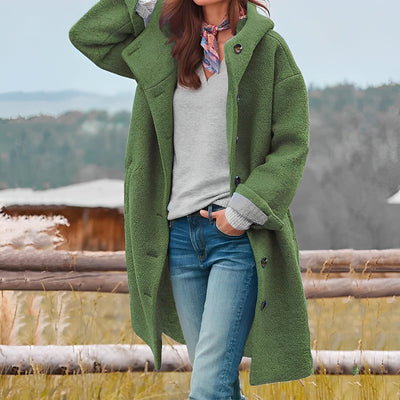 Edora - Hooded Long Coat