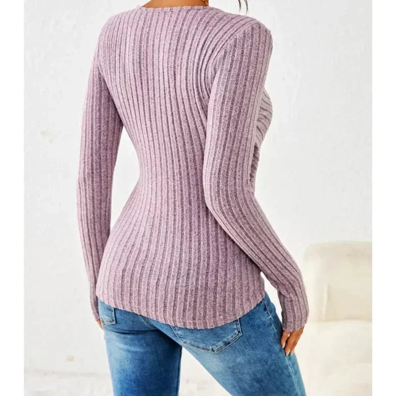 Ivory - Tummy Tucking Long Sleeve Top