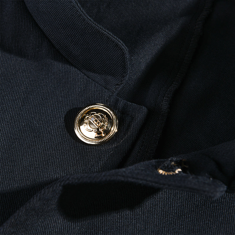 【24-hour shipping out】Men's Vintage Casual Solid Lapel Button Jacket 85705875TO