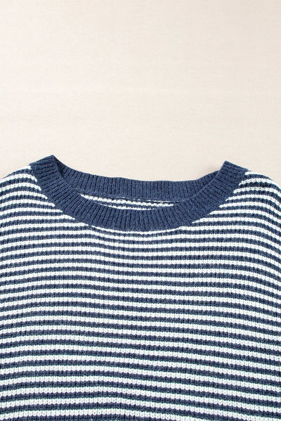 Kaye - Cozy Striped Knit Sweater