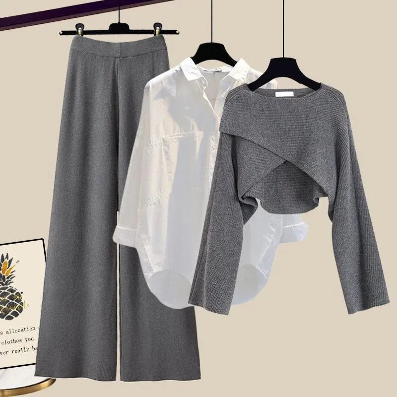 Ava - Relaxed Three-Piece Long Sleeve Set