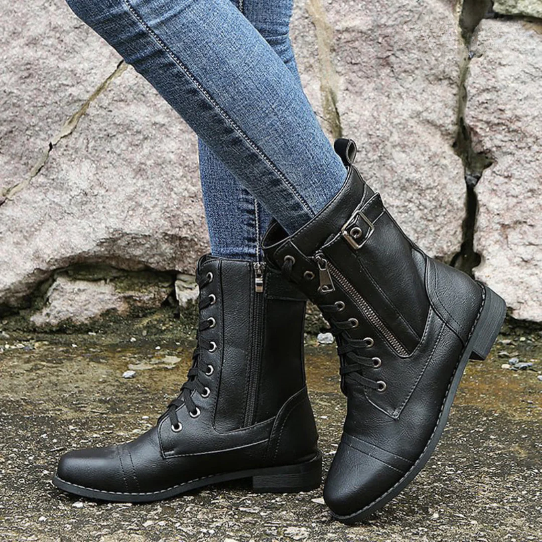 Frankie™ Orthopedic Leather Boots