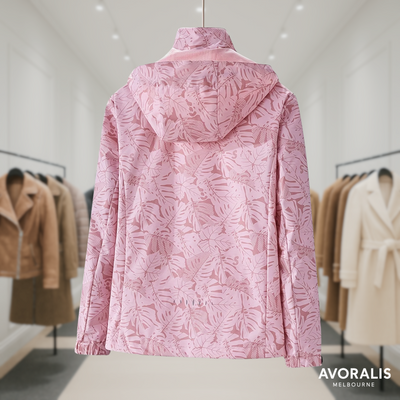 Lauren | Windproof Outdoor Jacket with Camouflage Print