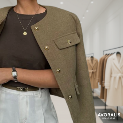 Cylia | Stylish Button Blazer